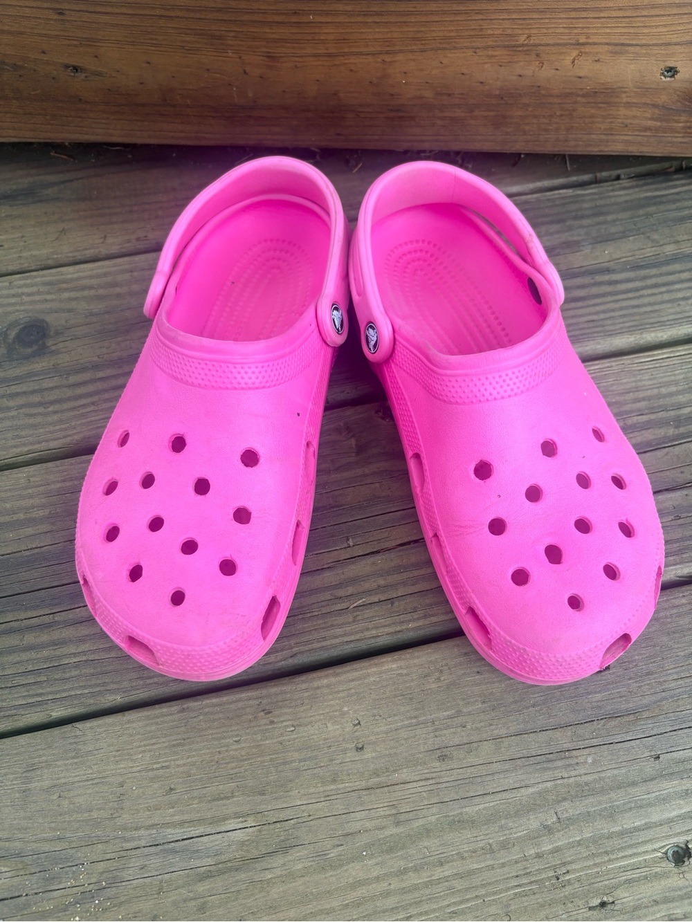 CROCS Hot Pink Classic Clog Sandals